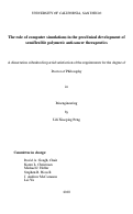 Cover page: The role of computer simulations in the preclinical development of semiflexible polymeric anticancer therapeutics