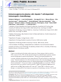 Cover page: Immunosuppressive plasma cells impede T-cell-dependent immunogenic chemotherapy