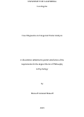 Cover page: Case Diagnostics in Categorical Factor Analysis