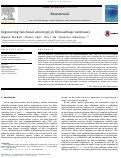 Cover page: Engineering functional anisotropy in fibrocartilage neotissues