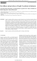 Cover page: Surveillance and prevalence of fragile X syndrome in Indonesia