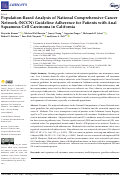 Cover page: Population-Based Analysis of National Comprehensive Cancer Network (NCCN) Guideline Adherence for Patients with Anal Squamous Cell Carcinoma in California