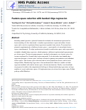 Cover page: Feature-space selection with banded ridge regression