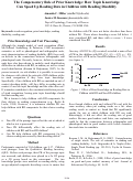 Cover page: The Compensatory Role of Prior Knowledge: How Topic Knowledge Can Speed Up Reading Rate in Children with Reading Disability