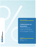 Cover page of Communities of Resilience: LGBTQ People by Supervisorial District in Los Angeles County