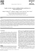 Cover page: Leptin reverses sucrose-conditioned place preference in food-restricted rats