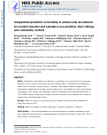 Cover page: Independent predictors of mortality in adolescents ascertained for conduct disorder and substance use problems, their siblings and community controls