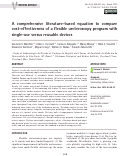 Cover page: A comprehensive literature-based equation to compare cost-effectiveness of a flexible ureteroscopy program with single-use versus reusable devices