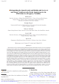 Cover page: Distinguishing the Quasi-Decadal and Multidecadal Sea Level and Climate Variations in the Pacific: Implications for the ENSO-Like Low-Frequency Variability