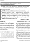 Cover page: Price variation in the most commonly prescribed ear drops in Southern California.