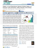 Cover page: Oxygen 1s X-ray Photoelectron Spectra of Iridium Oxides as a Descriptor of the Amorphous-Rutile Character of the Surface.