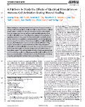 Cover page: A Platform to Study the Effects of Electrical Stimulation on Immune Cell Activation During Wound Healing