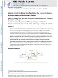 Cover page: Ligand–Substrate Dispersion Facilitates the Copper-Catalyzed Hydroamination of Unactivated Olefins