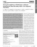 Cover page: Tuning Susceptibility via Misfit Strain in Relaxed Morphotropic Phase Boundary PbZr1‐xTixO3 Epitaxial Thin Films