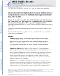 Cover page: Adverse Events Involving Radiation Oncology Medical Devices: Comprehensive Analysis of US Food and Drug Administration Data, 1991 to 2015