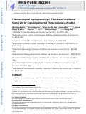 Cover page: Pharmacological Reprogramming of Fibroblasts into Neural Stem Cells by Signaling-Directed Transcriptional Activation