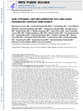 Cover page: Nonsteroidal Anti-inflammatory Use and LRRK2 Parkinson's Disease Penetrance.