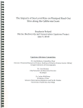 Cover page: The Impact of Sea-Level Rise on Pinniped Haul-Out Sites Along the California Coast