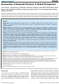 Cover page: Seasonality of Kawasaki disease: a global perspective.