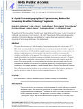 Cover page: A Liquid Chromatography/Mass Spectrometry Method for Screening Disulfide Tethering Fragments