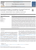 Cover page: It’s not all fun and games: An investigation of the reported benefits and disadvantages of conducting activities while commuting