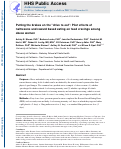 Cover page: Putting the brakes on the “drive to eat”: Pilot effects of naltrexone and reward-based eating on food cravings among obese women