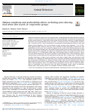 Cover page: Habitat complexity and predictability effects on finding and collecting food when ants search as cooperative groups