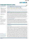 Cover page: The Changing Impact Mechanisms of a Diverse El Niño on the Western Pacific Subtropical High