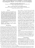 Cover page: Issues of Generalization from Unreliable or Unrepresentative Psycholinguistic Stimuli: A Case Study on Lexical Ambiguity