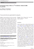 Cover page: Deuterium isotope effects on 15N backbone chemical shifts in proteins