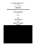 Cover page: The social framing of strategic planning in academic health centers