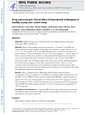 Cover page: Drug exposure and clinical effect of transdermal mirtazapine in healthy young cats: a pilot study