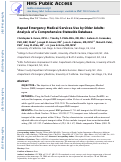 Cover page: Repeated Emergency Medical Services Use by Older Adults: Analysis of a Comprehensive Statewide Database.