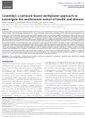 Cover page: Comethyl: a network-based methylome approach to investigate the multivariate nature of health and disease