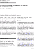 Cover page: Variables associated with odds of finishing and finish time in a 161-km ultramarathon