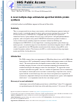 Cover page: A novel multiple-stage antimalarial agent that inhibits protein synthesis