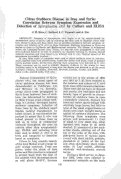 Cover page: Citrus Stubborn Disease in Iraq and Syria: Correlation Between Symptom Expression and Detection of Spiroplasma Citri by Culture and ELISA