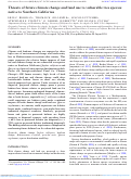 Cover page: Threats of future climate change and land use to vulnerable tree species native to Southern California