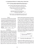 Cover page: A computational model of counting along a mental line