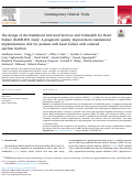 Cover page: The design of the Dashboard Activated Services and Telehealth for Heart Failure (DASH-HF) study: A pragmatic quality improvement randomized implementation trial for patients with heart failure with reduced ejection fraction