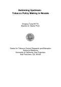 Cover page: Swimming Upstream: Tobacco Policy Making in Nevada