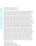 Cover page: The PHENIX experiment at RHIC