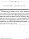 Cover page: An a priori evaluation of a principal component and artificial neural network based combustion model in diesel engine conditions