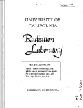 Cover page: Summary of the Research Progress Meeting Feb. 24, 1949