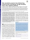 Cover page: IKKα inactivation promotes Kras-initiated lung adenocarcinoma development through disrupting major redox regulatory pathways