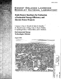 Cover page: Multi-Project Baselines for Evaluation of Industrial Energy-Efficiency and Electric Power Projects