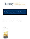 Cover page of Tapping In: Leveraging Open-Loop Fare Payments to Increase Financial Inclusion