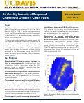 Cover page: Air Quality Impacts of Proposed Changes to Oregon’s Clean Fuels