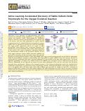 Cover page: Active Learning Accelerated Discovery of Stable Iridium Oxide Polymorphs for the Oxygen Evolution Reaction