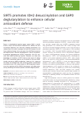 Cover page: SIRT5 promotes IDH2 desuccinylation and G6PD deglutarylation to enhance cellular antioxidant defense